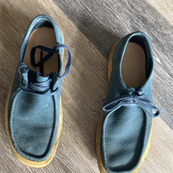Men’s size 9 Clark’s original wallabee chukka in Teal - Picture 8 of 17